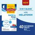 Back to Sleep Tablets: Melatonin 1 mg, L theanine, GABA