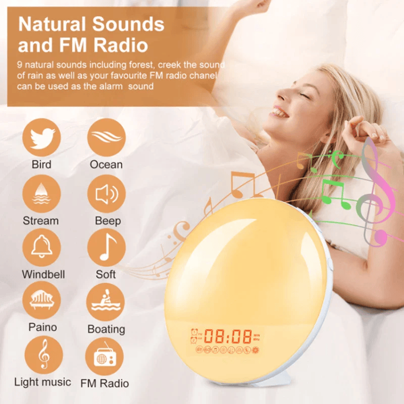 Wake Up Sunrise Simulation Alarm Clock