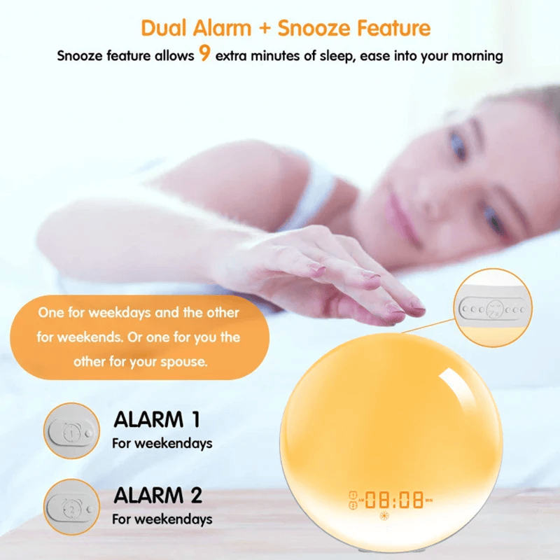 Wake Up Sunrise Simulation Alarm Clock